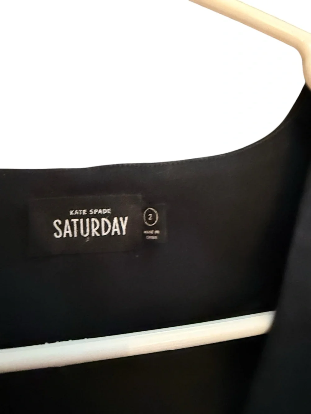 kate spade dress Saturday Black Cap-Sleeve Classic Dress